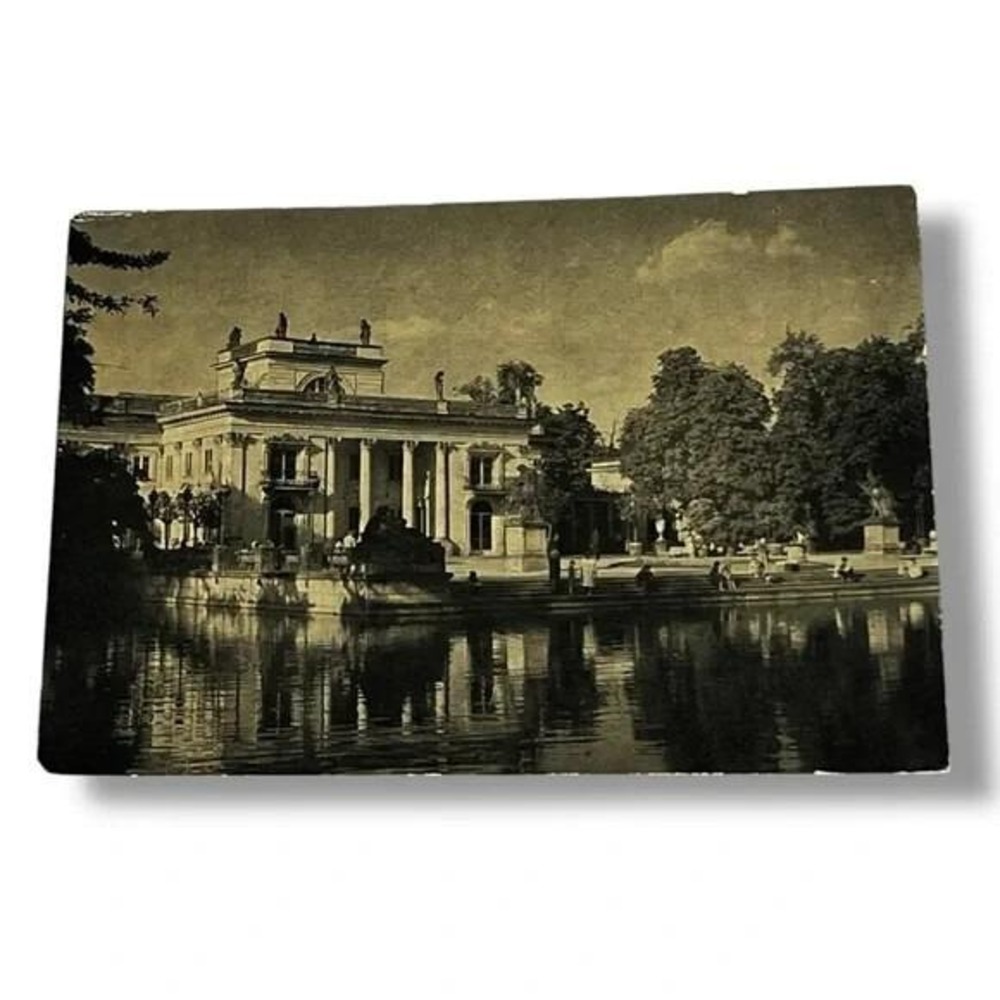 Postcard Lazienki Palace Warsaw Poland 4x6 Continental C278